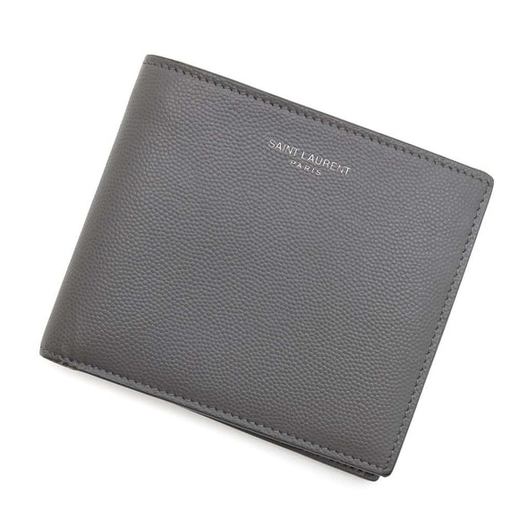 Saint Laurent Wallet Leather Paris Fold Compact - Picture 1 of 8